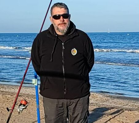 Tomás Bayona, delegado de surfcasting