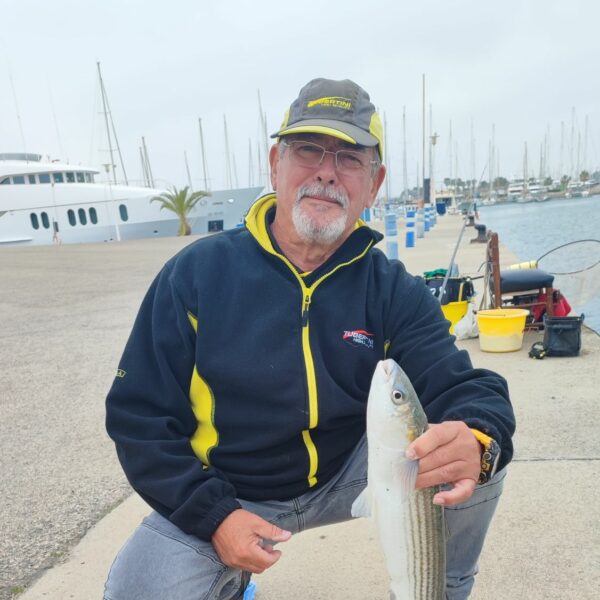José Vicente Gurrea, tesorero del Club de Pescadores Deportivos de Valencia
